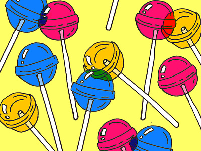 Lollipop art candy design illustration lollies lollipop lollipops sugar sweet sweets