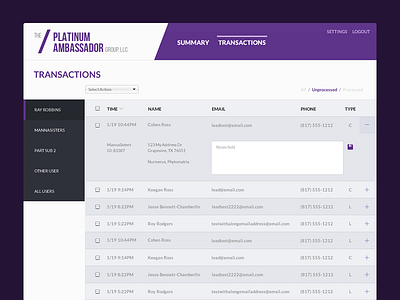 Purple Dashboard admin dashboard interface nurple purple ui wip