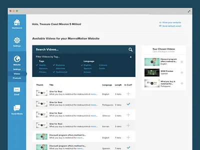 New MM Admin admin dashboard monkey knuckles rwd ui video web web application wip