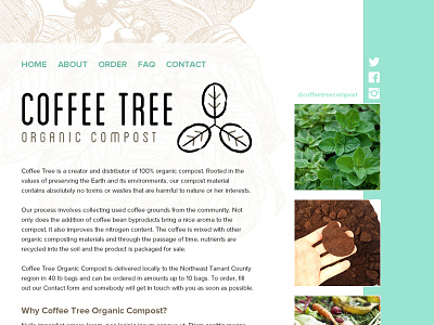 Coffee Tree Organic Compost - student website