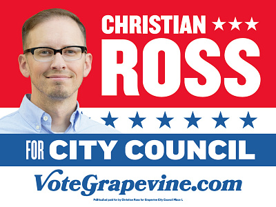 Vote Grapevine - signs