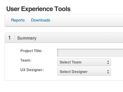 Reports css3 html5 tools user experience