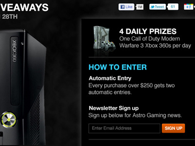 Sweepstakes email sweepstakes