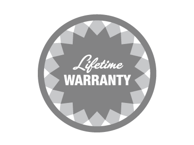 Lifetime Warranty badge icon warranty