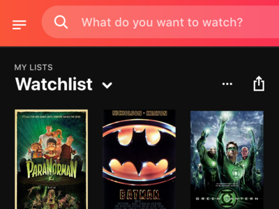 Movie Watchlist App app mobile movie movie app movies playlists