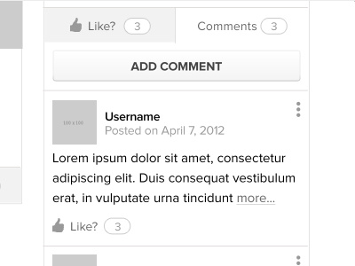 Adding comments buttons comments mobile ui ux wireframes