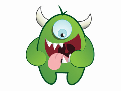 Green Monster illustration monster