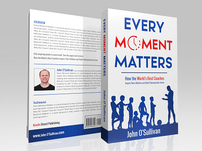 Book Cover for Every Moment Matters book cover cover design magazine cover