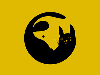 Logo for Pet shop animal logo cat dog and cat dog logo pet care pet shop pet shop logo