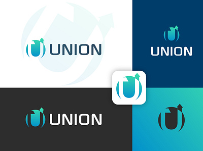 Union Logo For Banking or Finance Company abstract adviser banking logo consultancy finance logo growth logo initial logo investment logo simple logo