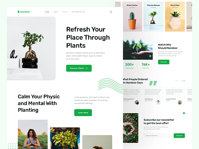 Nandoor - Plant Shop Website