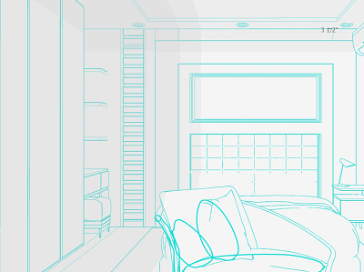 Interior_Bed decor 03 3d architecture exterior design interior design revit sketchup