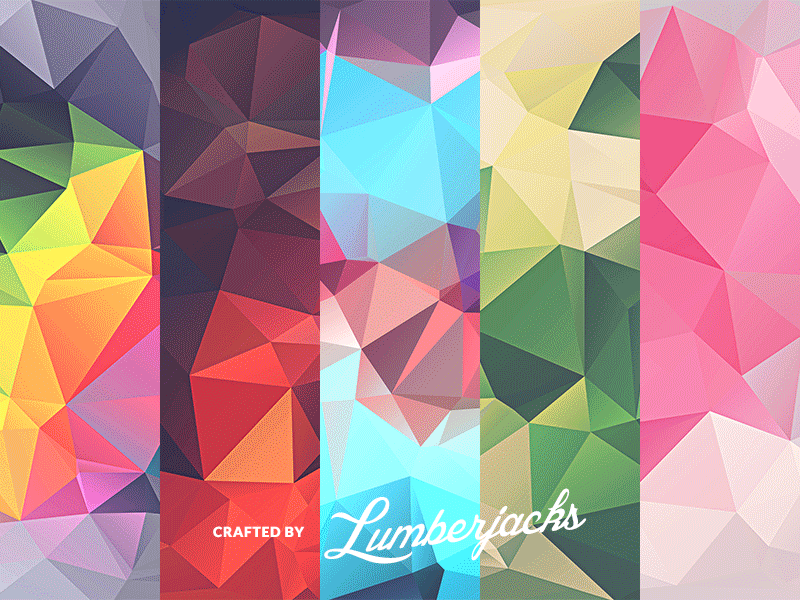 FREE 10 low-poly polygonal textures by Lumberjacks on Dribbble