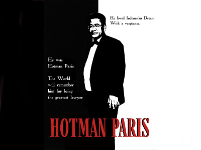 Hotman Paris - Scarface Poster Remake banner design designer hollywood illustration illustrator movies remake