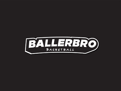 Ballerbro Basketball Logo album album cover design banner banners basketball brand identity branding branding design design hiphop illustration instagram instagram design logo music