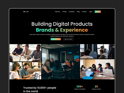 Digital Products Website Design