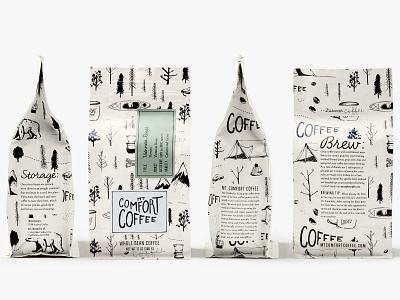 Mt. Comfort Coffee Branding & Packaging Design