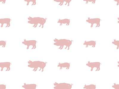 Pig Pattern cajun chicago design womb food food truck nicole lafave pig pigs pork restaurant