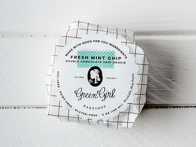 Download Green Girl Bakeshop Ice Cream Sandwich Packaging Design By Nicole Lafave On Dribbble