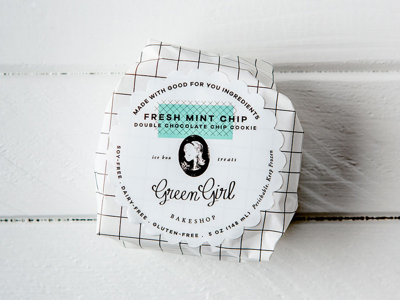 Dribbble ggicecreamsandwichpackagingdesign2.jpg by Nicole LaFave