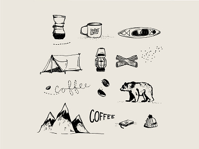 Mt Comfort Coffee Iconography