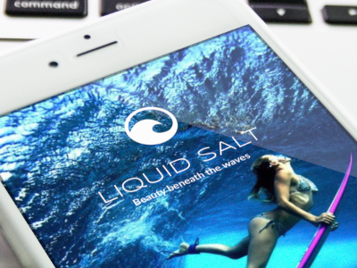 Liquid Salt comp illustrator iphone app surfling