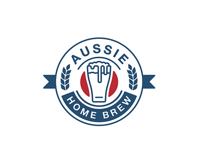 Aussie Home Brew logo design