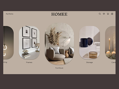 Home Decor Landing page design homepage design ui ux