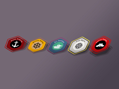 Flat Badges Dezine