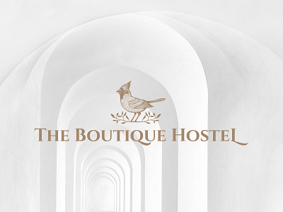 The Boutique Hostel Logo Dezine branding creative design creative logo elegant icon minimal outstanding logo typography