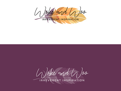 Woke and Woo Logo Dezine branding creative design creative logo elegant feminine minimalist signature simple typography