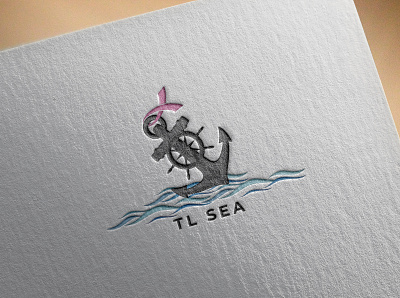 TL-Sea Logo Dezine attractive creative design creative logo design elegant illustration minimalist modern typography vectorart