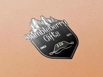 Bumbleberry Label Logo Design attractive badge logo branding creative design creative logo design elegant label modern typography vintage