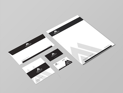 Absolute Stationary Design attractive brand identity branding businesscard coporate creative design design envelope letterhead luxury minimal modern stationary typography