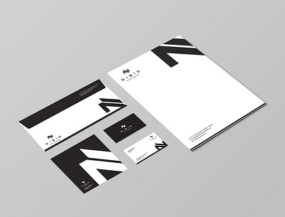 Nibis Stationary Designs brandidentity branding businesscard corporate creative design elegant letterhead minimalist modern stationary design stationery