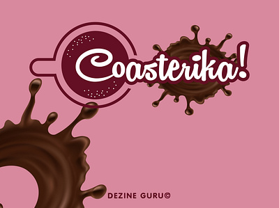 Coasterika! - Logo Design branding business cafe coffee creative design creative logo elegant minimalist modern professional typography