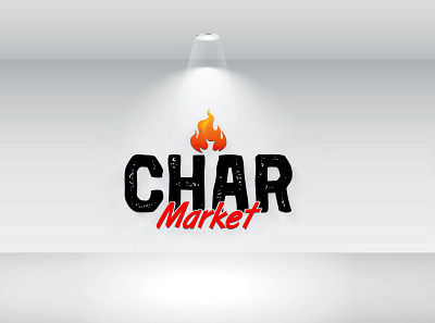 Char Market - Logo Design branding creative design creative logo elegant modern professional restaurant shop typography