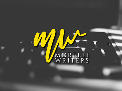 Morelli Writers - Logo Concept branding creative design creative logo elegant minimalist modern signature typography