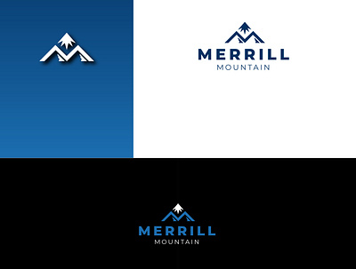 Merrill Mountain - Logo Concepts branding creative design creative logo design elegant logo minimalist modern typography