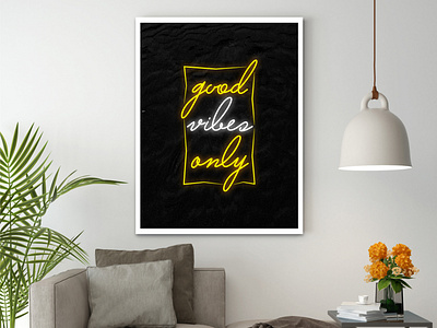 Good Vibes Only - Wall Art