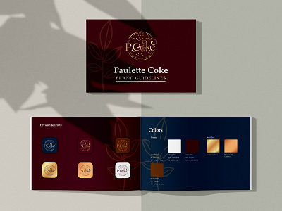 P.Coke Style Guide branding creative design creative logo design elegant minimalist modern typography