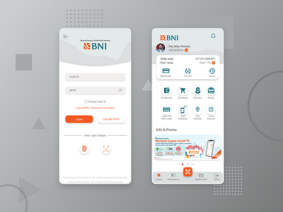 [Redesign] Mobile Banking app adobe adobexd banking banking app design ui uiux uiuxdesign