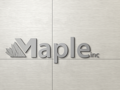 Maple Inc branding design illustration logo vector web