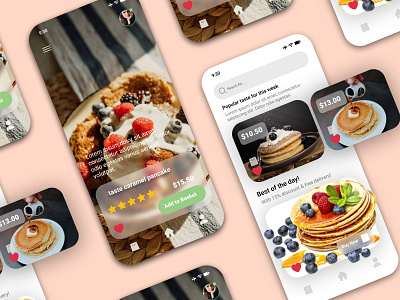 Pancake Order App Ui Design