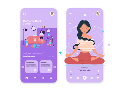 Meditation App UX/UI