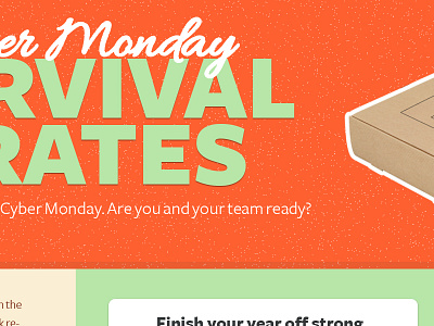 Cyber Monday Page cyber monday design typography web