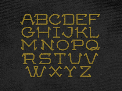 Hookshot design font texture type typography