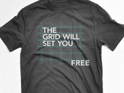 Grid T design font grid texture tishirt type typography