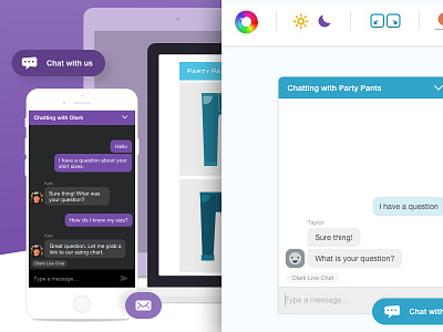 Olark redesigned chat bubble icon olark. chat product product design web web design
