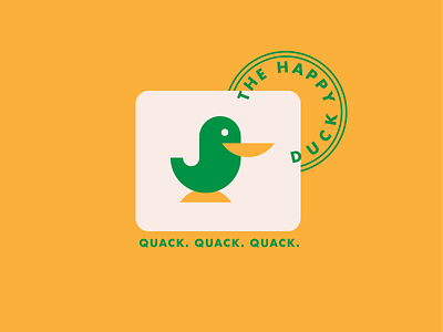 Duck logo bird duck graphic illustration logo quack type